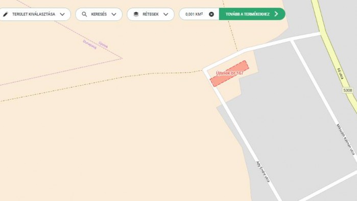 Újtelek bt 167 hrsz