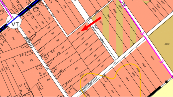 Öregcsertő 284 hrsz