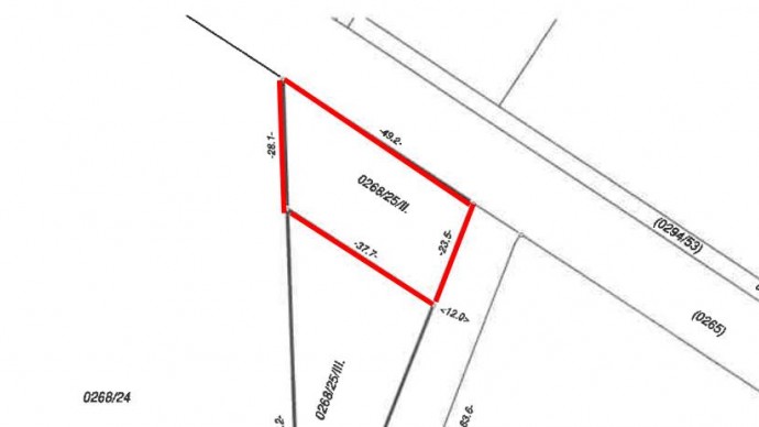 Homokmégy 0268/25/II hrsz