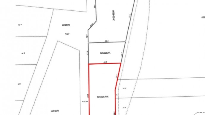 Homokmégy 0268/25/VII hrsz