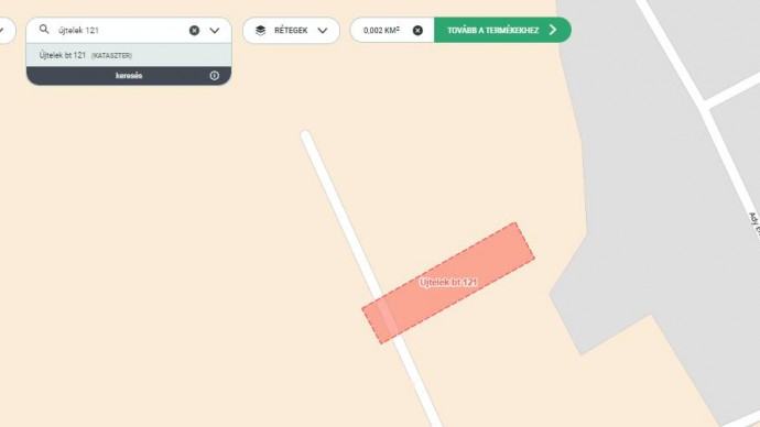 Újtelek bt 121 hrsz