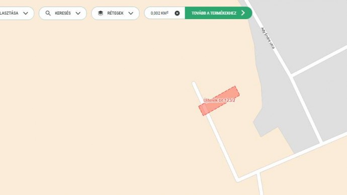 Újtelek bt 123/2 hrsz