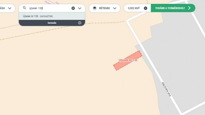 Újtelek bt 136 hrsz