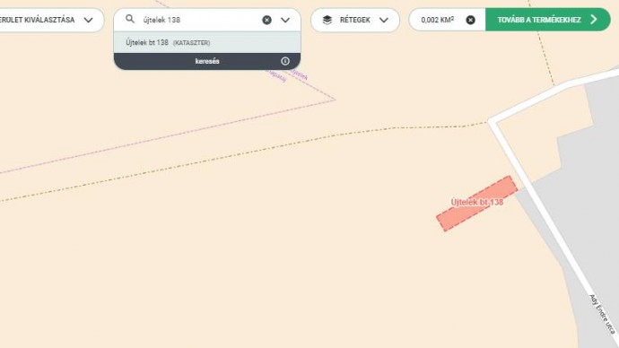 Újtelek bt 138 hrsz